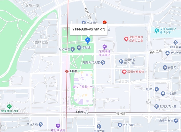 深圳市福田區上梅林中康路128號卓越梅林中心廣場3號樓803室